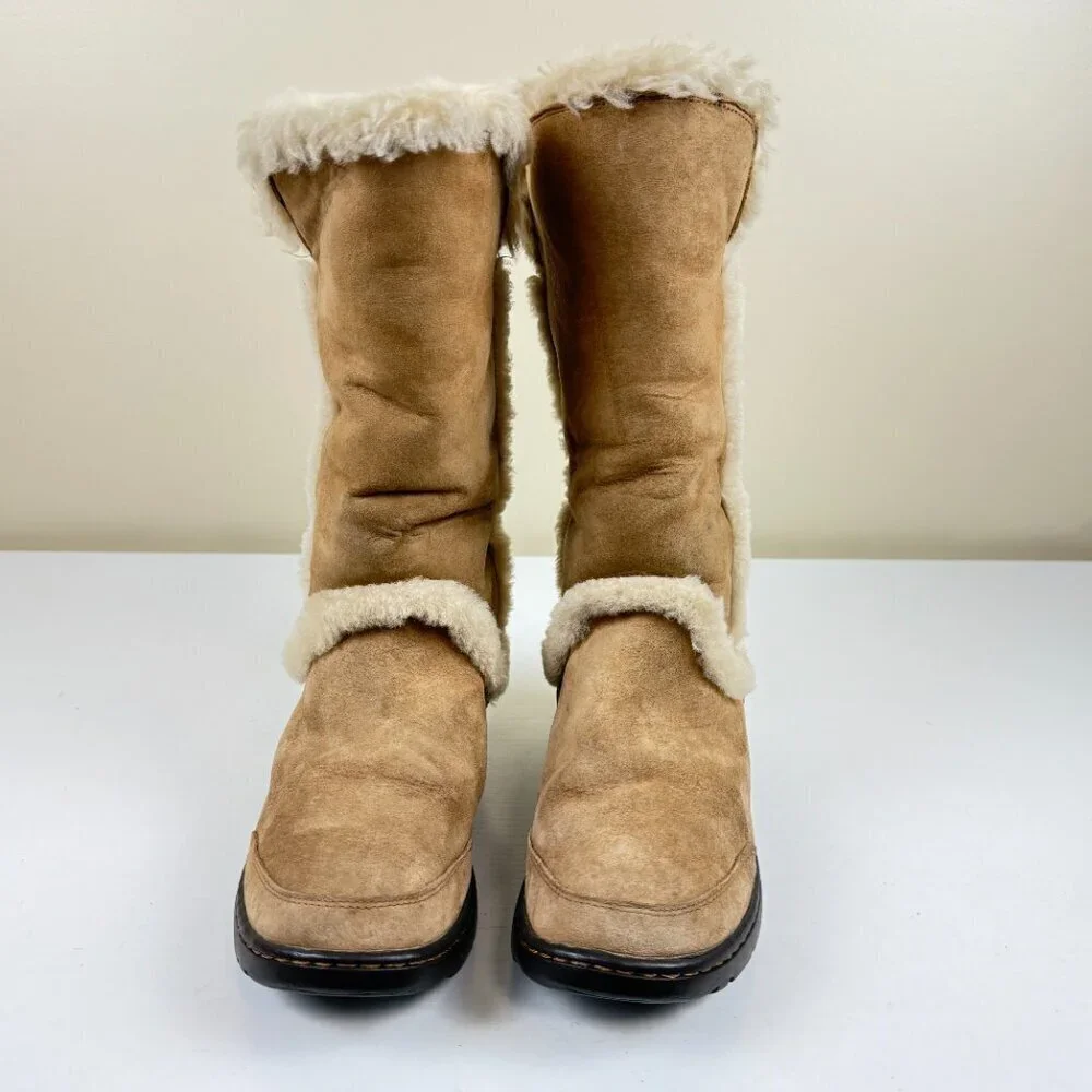 EUC UGG Katia Chestnut Waterproof Boots Style 1008030